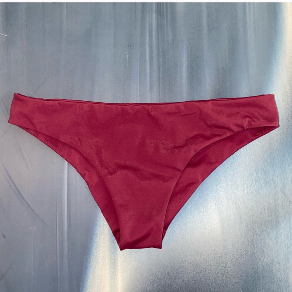 Maroon bikini bottom